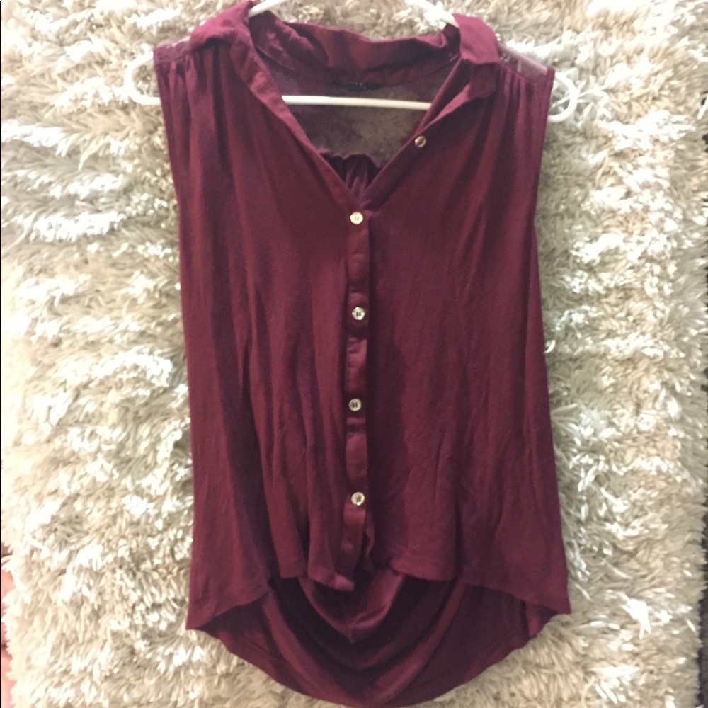 Iris Flowy Button-Up Blouse